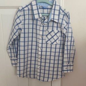 Rugged Butts brand plaid button up shirt 3T